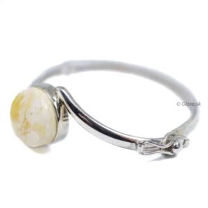 Silbernes Bernsteinarmband 13 – Bild 2