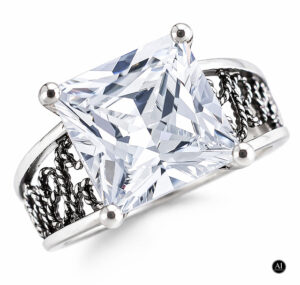 Silberner Ring