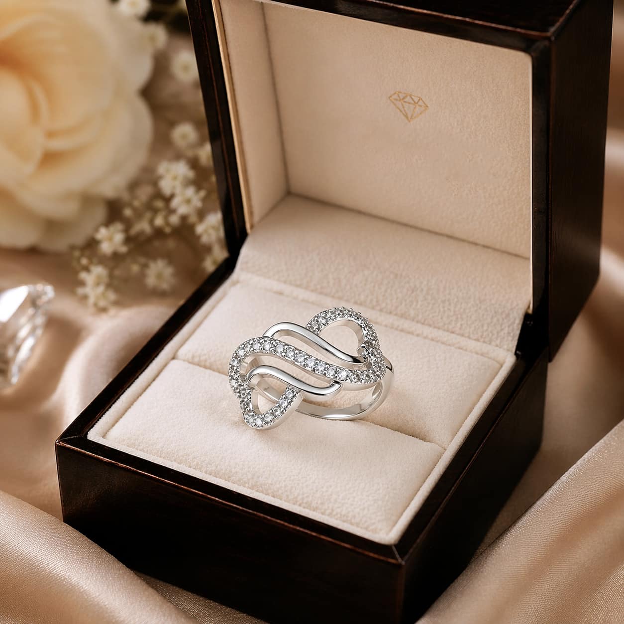 Silberner Ring