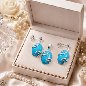 Silbernes Set