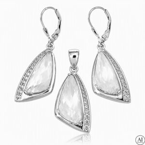 Silbernes Set