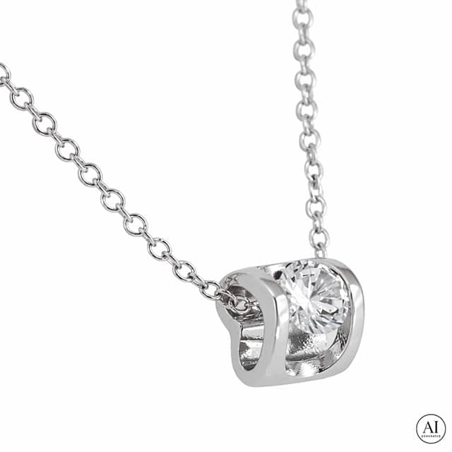 Glare Silberne Kette 125