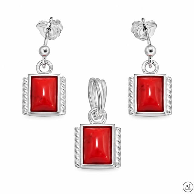 Glare Silbernes Set 4S
