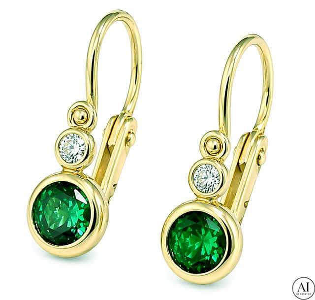 Glare 895 – Goldene Kinderohrringe