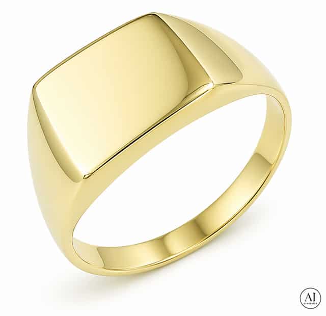 Goldring für Herren