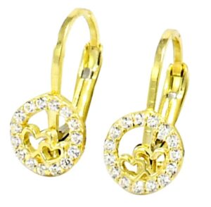 Glare goldene Kinderohrringe 916