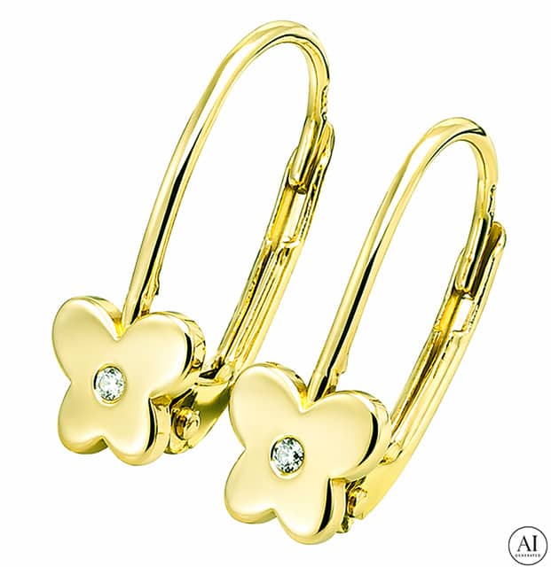 Goldene Ohrringe Glare 943