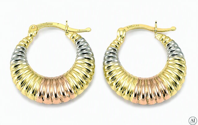 14-Karat-Gold-Ohrringe Glare 115