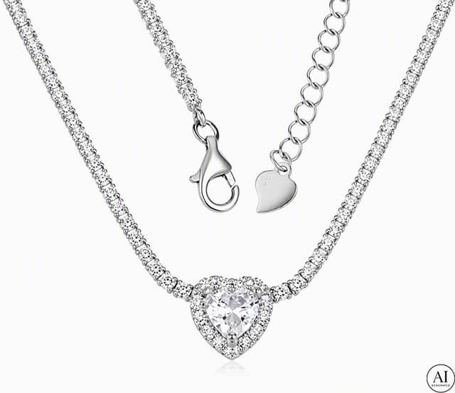 Silberne Kette
