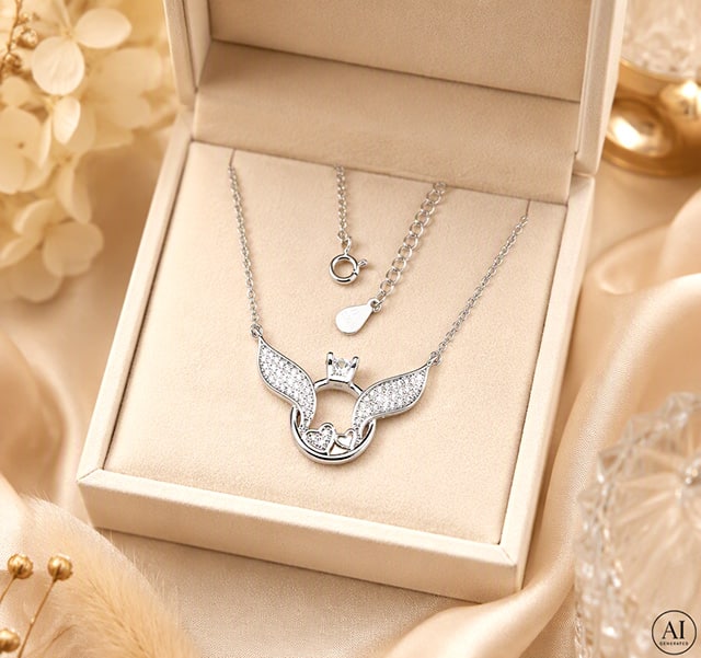 Silberne Kette