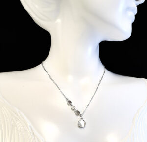 Glare Silberne Kette 184 – Bild 2