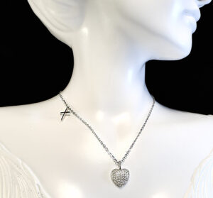 Glare Silberne Kette 183 – Bild 2