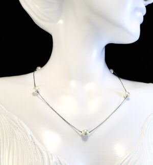 Glare Silberne Kette 186 – Bild 2