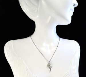 Glare Silberne Kette 174 – Bild 3