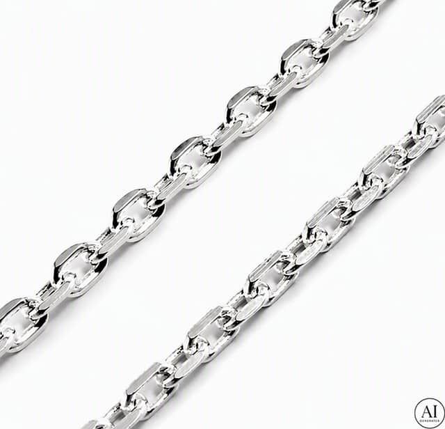 Silberne Kette