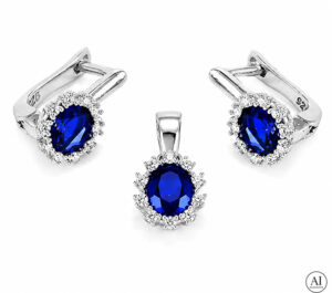 Silbernes Set Glare 150