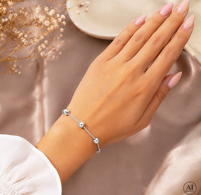 Silbernes Armband