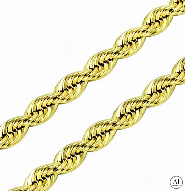 14-Karat-Goldkette „Glare 626“