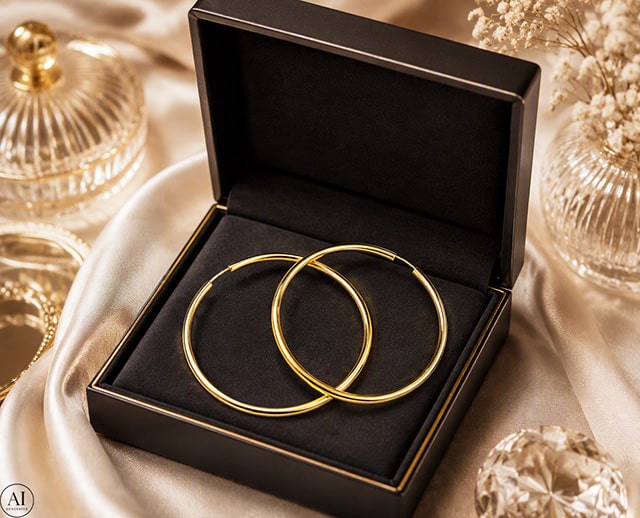 14-Karat-Gold-Ohrringe Glare 434
