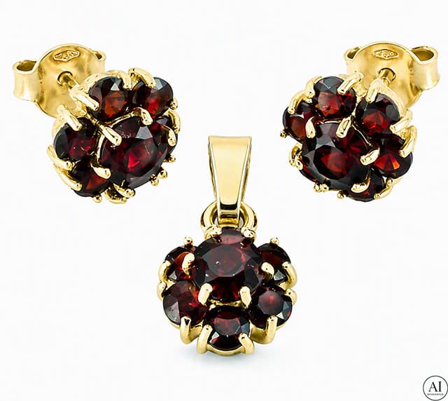14-Karat-Gold-Set „Glare 29“