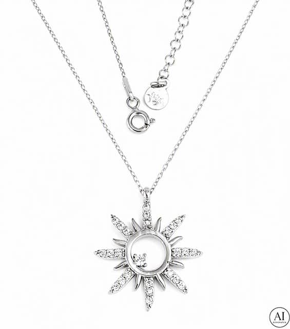 Silberne Kette