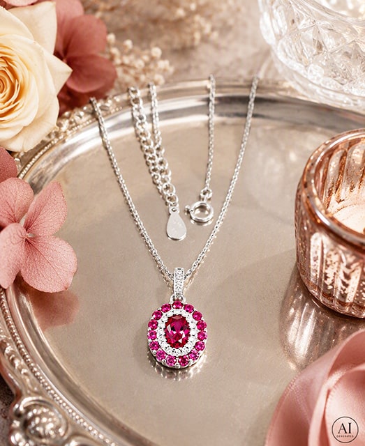 Silberne Kette