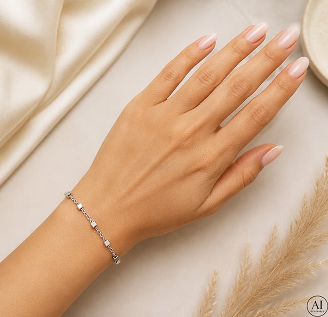 Silbernes Armband Glare 318 – Bild 2