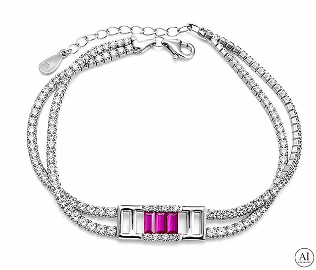 Silbernes Armband Glare 311