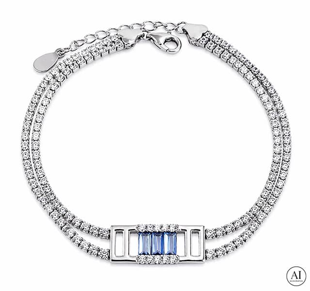 Silbernes Armband Glare 310