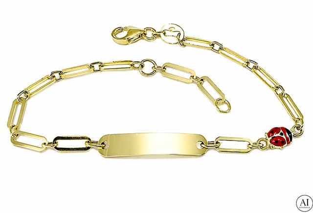 Goldenes Kinderarmband