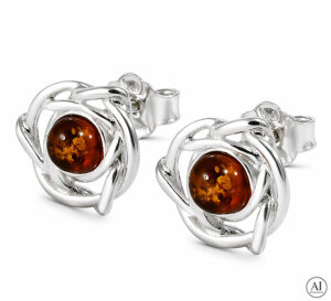 Silberne Ohrringe Glare 953