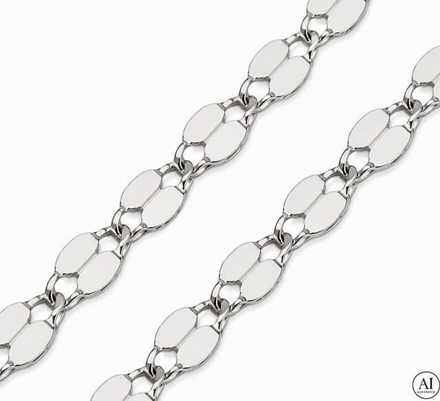 14-Karat-Goldkette „Glare 746“