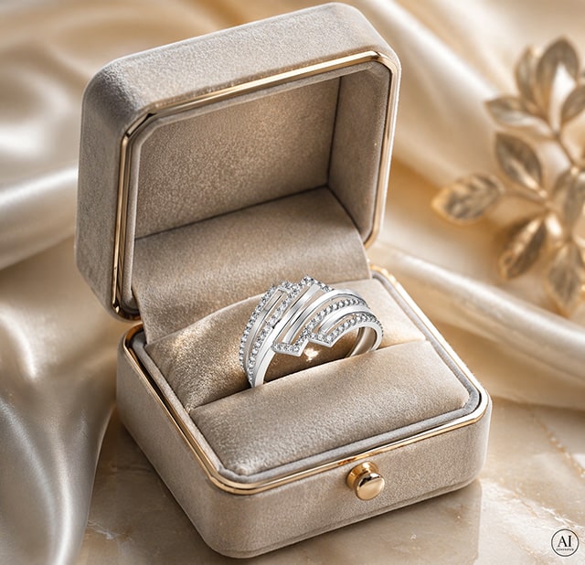 Silberner Ring