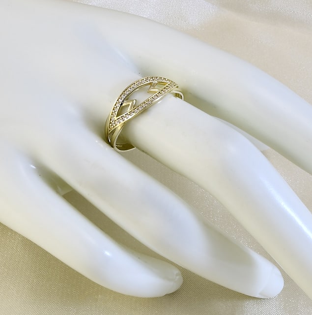 14-Karat-Goldring „Glare 1643“ – Bild 5