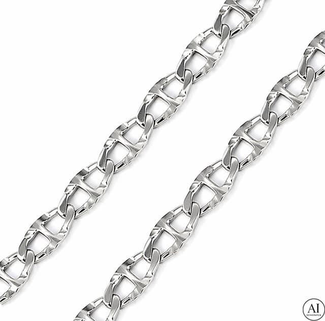 Silberne Kette