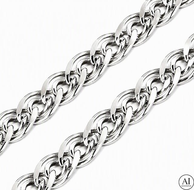 Silberne Kette