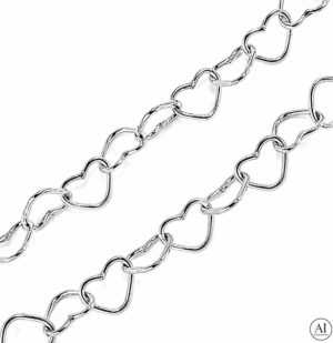 Silberne Kette Glare 395