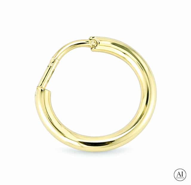 1 Stück – Goldener Ohrring