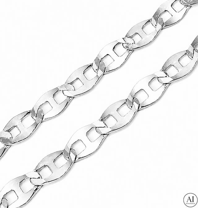 Silberne Kette