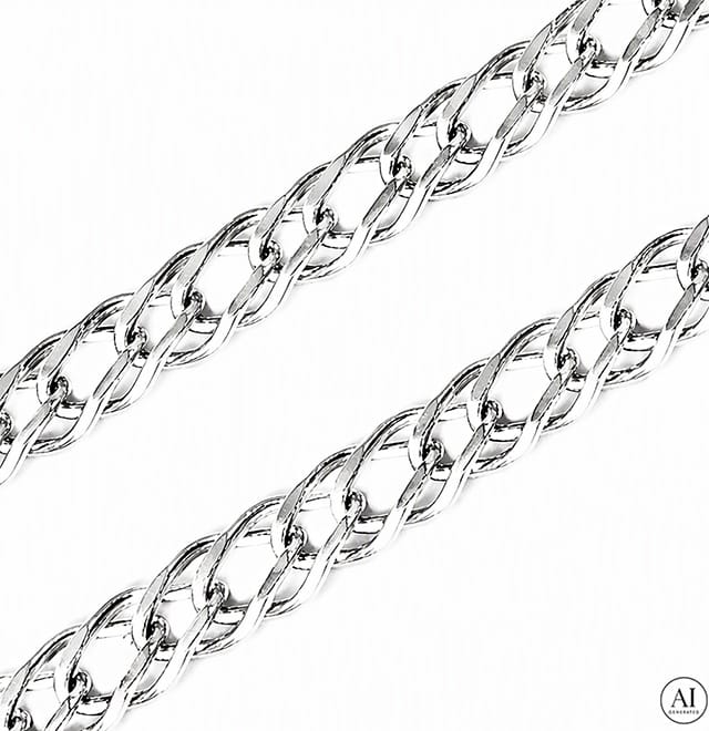 Silberne Kette