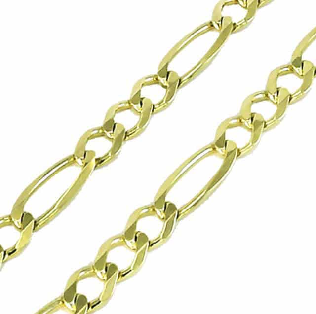 14-Karat-Goldkette „Glare 782“
