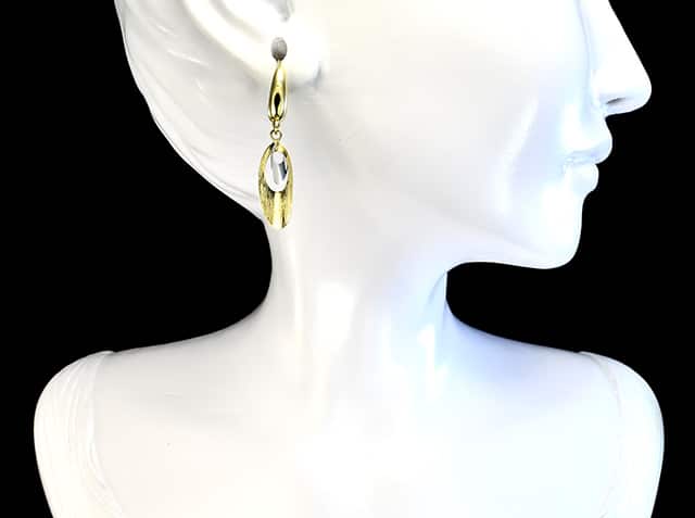 Gold-Ohrringe Glare 1094 – Bild 5