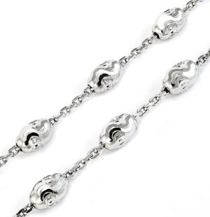 Silberne Kette