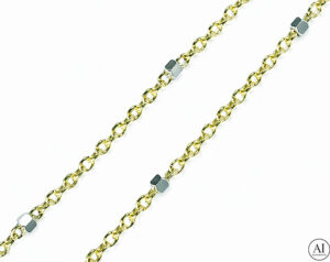 14-Karat-Goldkette „Glare 829“