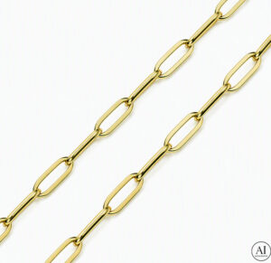 14-Karat-Goldkette „Glare 831“