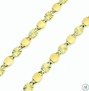 14-Karat-Goldkette „Glare 849“