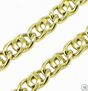 14-Karat-Goldkette „Glare 836“