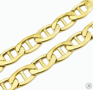 14-Karat-Goldkette „Glare 837“