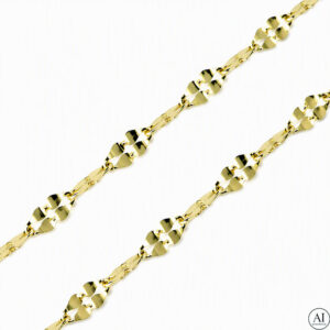 14-Karat-Goldkette „Glare 835“